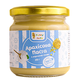 Арахисовая паста Funny Nuts с морской солью 200 г (1486080435)