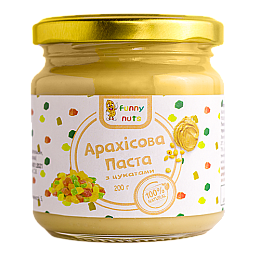 Арахісова паста Funny Nuts з цукатами 200 г (1486604502)