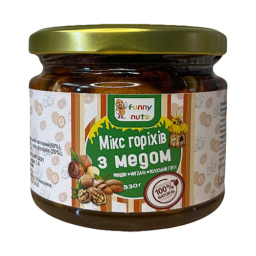 Мікс горіхів з медом Funny Nuts 330 г (1899796834)