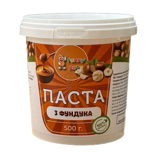 Паста з фундука Funny Nuts 500 г (2318049590)