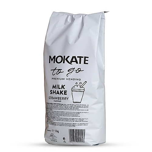 Молочний коктейль Mokate зі смаком полуниці 1 кг