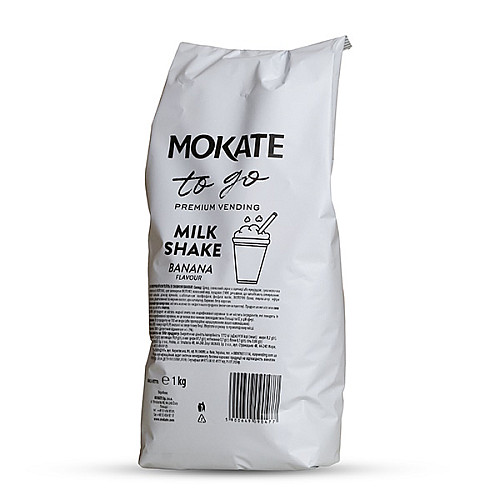 Молочный коктейль Mokate со вкусом банана 1 кг 10 уп