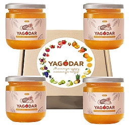 Джемы с низким содержанием сахара YAGODAR Ананас 4 шт (2176035344)