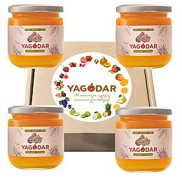 Джемы без сахара YAGODAR Ананас Апельсин Имбирь 4 шт (2183978432)