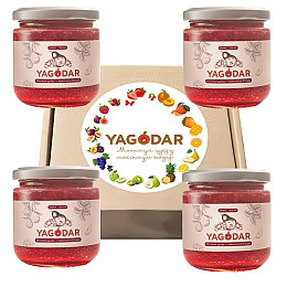 Джемы с низким содержанием сахара YAGODAR Кизил с грушей 4 шт (2184248506)