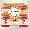 Набор джемов YAGODAR Ассорти вкусов 4 шт (2190247283)