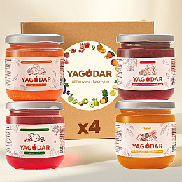 Набор джемов YAGODAR Ассорти вкусов 4 шт (2190325447)