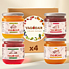 Набор джемов YAGODAR Ассорти вкусов 4 шт (2190332274)