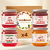 Набор джемов YAGODAR Ассорти вкусов 4 шт (2190344818)