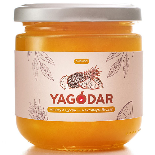 Набор джемов YAGODAR Тропические фрукты 4 шт (2214392022)