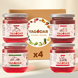 Набор джемов YAGODAR Украинские фрукты 4 шт (2214392023)