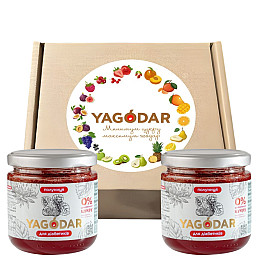 Набор джемов для диабетиков на пектине YAGODAR Клубника 2 шт (2333380382)