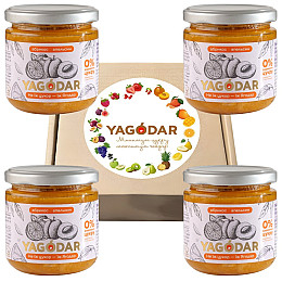 Джемы без сахара YAGODAR Абрикос с апельсином 4 шт (2344975538)