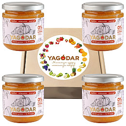 Джемы без сахара YAGODAR Тыквенный с апельсином и корицей 4 шт (2344975539)