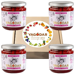 Джемы без сахара YAGODAR Клубника с земляникой 4 шт (2344975540)