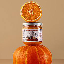 Набор джемов без сахара YAGODAR Тыквенный с апельсином и корицей 12 шт (2344975544)