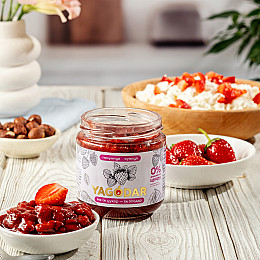 Набор джемов без сахара YAGODAR Клубника с земляникой 12 шт (2344975545)