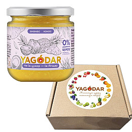 Набор джемов YAGODAR Ананас с кокосом 12 шт (2344975547)