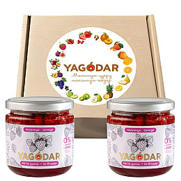 Джемы без сахара YAGODAR Клубника с земляникой 2 шт (2345343672)