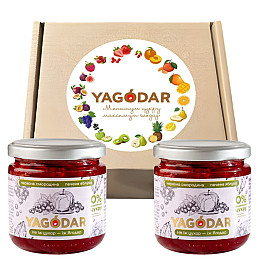 Джемы без сахара YAGODAR Печеное яблоко Красная смородина 2 шт (2345343673)