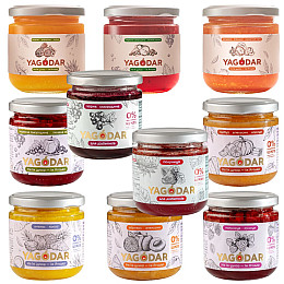 Джемы без сахара YAGODAR 10 шт (2346928001)
