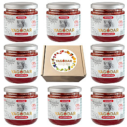 Джемы для диабетиков YAGODAR Клубника 8 шт (2351365785)