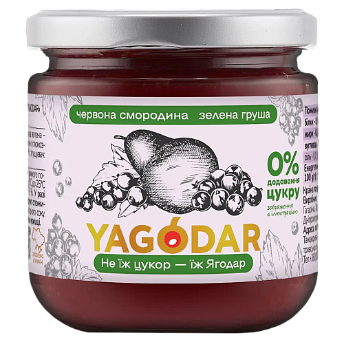 Джемы-соусы универсальные YAGODAR 8 шт (2444777234)