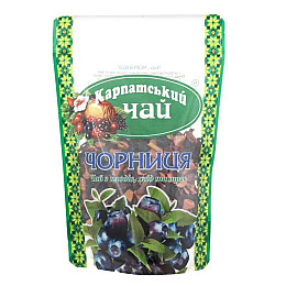 Трав'яний чай Карпатський чай Чорниця 100 г 4820024210201