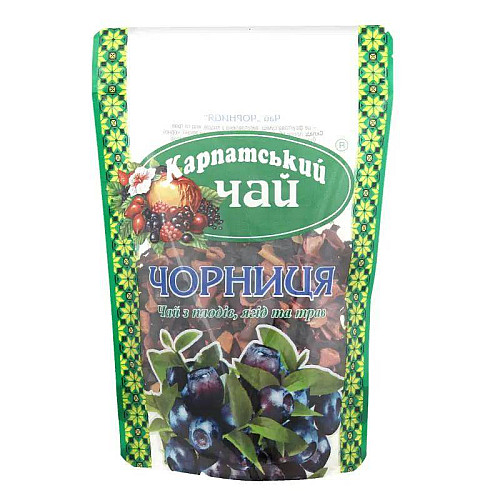 Трав'яний чай Карпатський чай Чорниця 100 г 4820024210201
