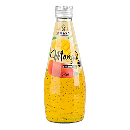 Напиток сокосодержащий Basil Seed Drink Mango BISAN 290 мл 4820186124965