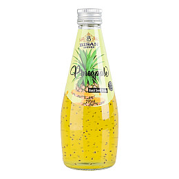 Напиток сокосодержащий Basil Seed Drink Pineapple BISAN 290 мл 4820186124989