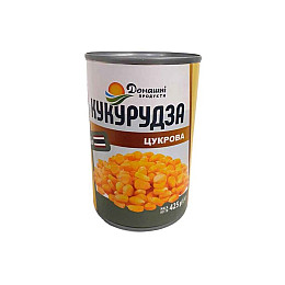 Кукурудза сладкая консервированная Домашні продукти 340 г 4820186123975