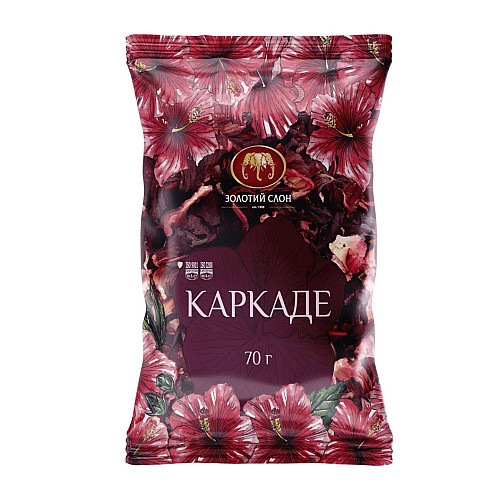 Чай Каркаде Золотий Слон 70 г 4820186121254