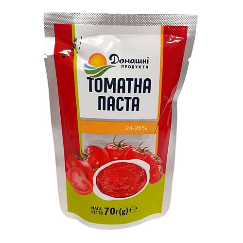 Томатна паста Домашні продукти 70 г 4820186123012