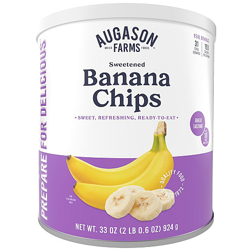 Сублімовані банани Augason Farms 22 порції (101121)