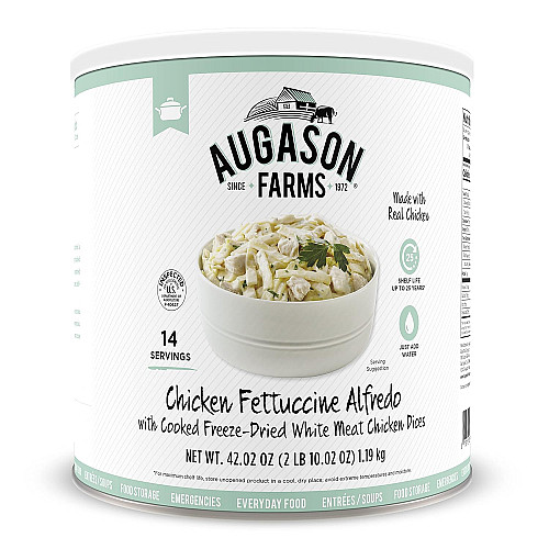 Фетучини Альфредо с кусочками курицы Augason Farms 14 порций (101109)