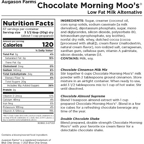 Соєве шоколадне молоко сублімоване Augason Farms 67 порцій (101102)