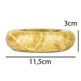 Пепельница настольная No Brand 115x115x30 мм Песочный темный (27827)