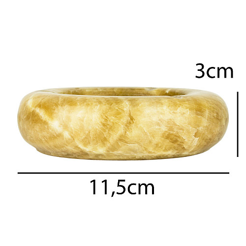 Пепельниця настільна No Brand 115x115x30 мм Пісочний темний (27827)