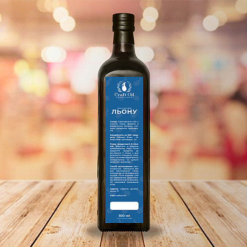 Масло льняное Craft Oil 500 мл (1692425178)