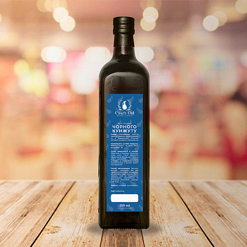 Масло кунжутное чёрное Craft Oil 250 мл (1693257578)