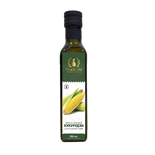 Масло кукурузное холодного отжима Craft Oil 250 мл (2445270673)