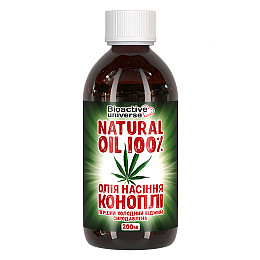 Масло конопляное Bioactive universe Премиум 200 мл (hub_gs93d2)