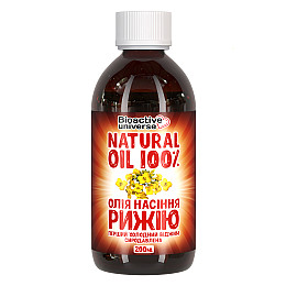 Масло семечек рыжия Bioactive universe Премиум 200 мл (hub_qvmofg)