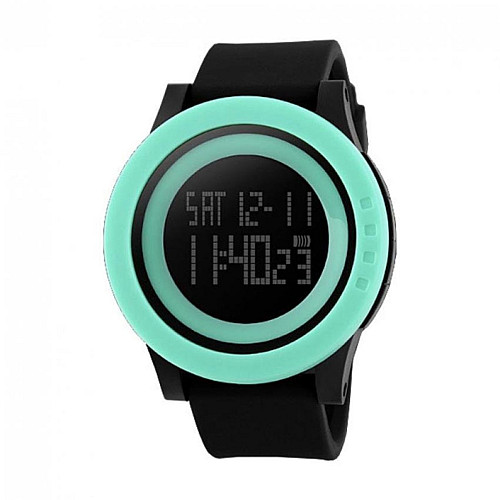 Годинники Skmei DG1142 BK - Світло-зелений БОКС (DG1142BOXBKLG)