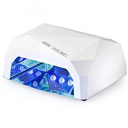 УФ лампа для нарощування нігтів Beauty nail CCF Led 36 Вт Білий (46166)