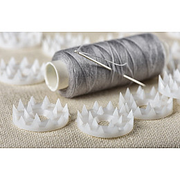 Колючі елементи для масажного килимка Аплікатор Кузнєцова Універсал 100 шт Білий (100)