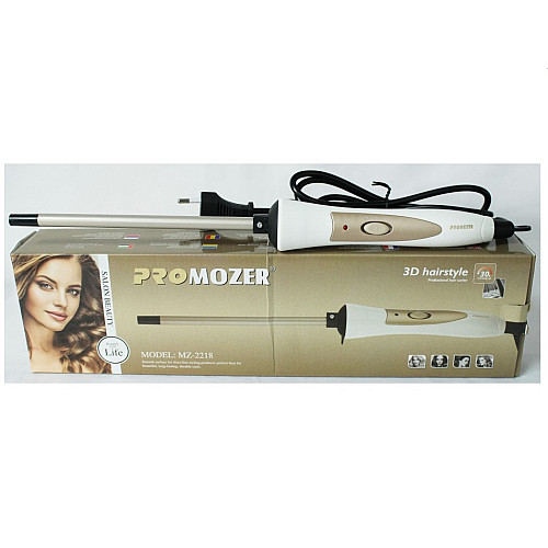 Плойка Для Волос Афрокудри Mozer Mz-2218 9Мм Афроплойка, Афро Кудри Без Зажима Білий (270255)