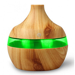 Увлажнитель воздуха Humidifier 300 мл 7 цветов Светлое дерево SMT 844805