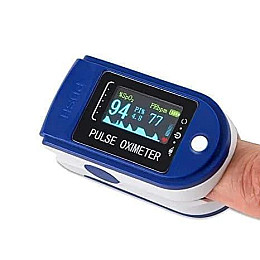 Пульсометр электронный на палец Пульсоксиметр Pulse Oximeter LK 87